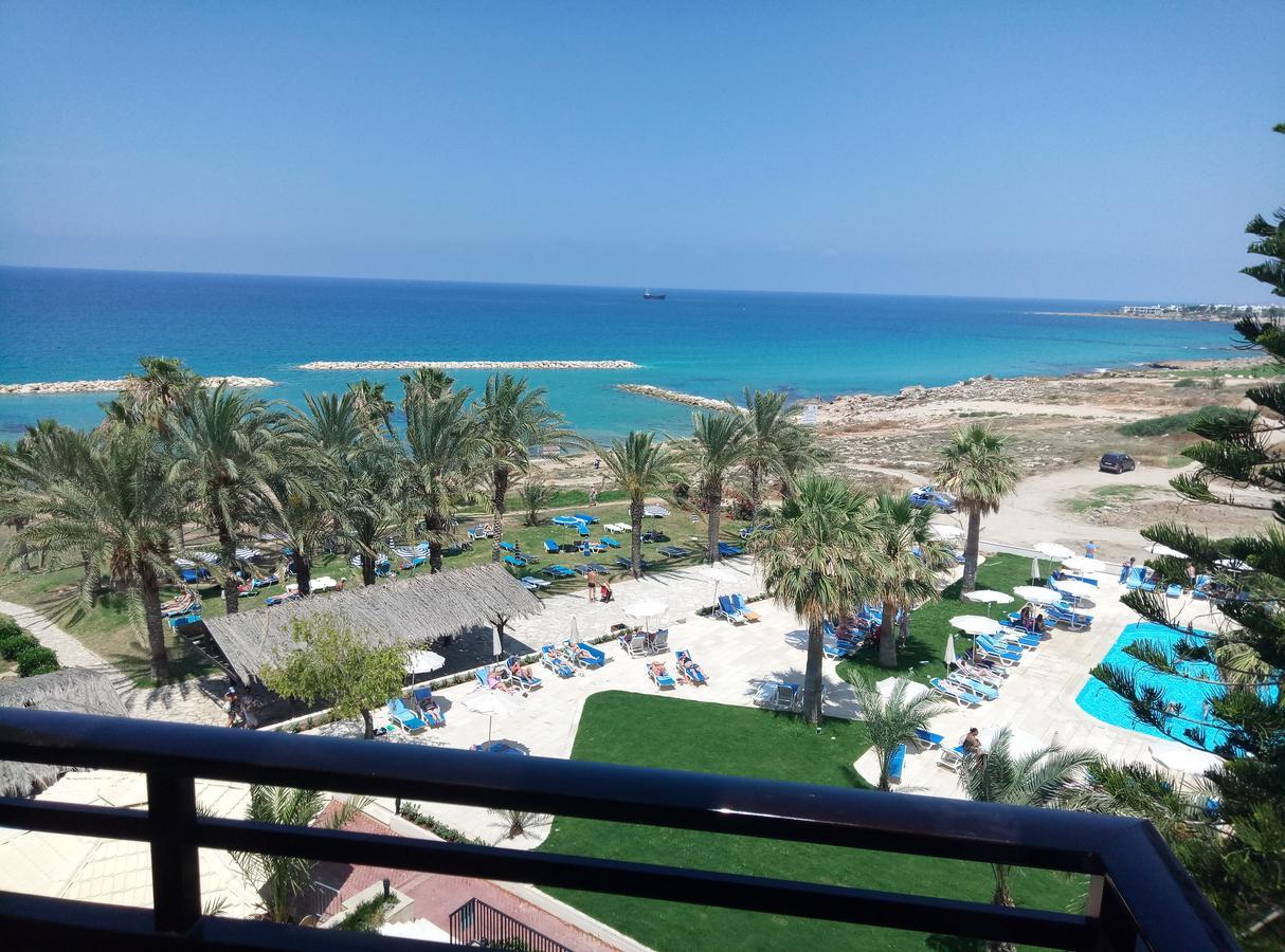 Venus Beach Hotel Paphos Exterior photo View of the Mediterranean Sea from the Nissi Beach Hotel